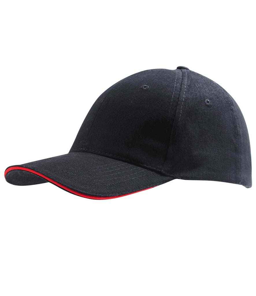 SOL'S Buffalo Cap in Black/Red
