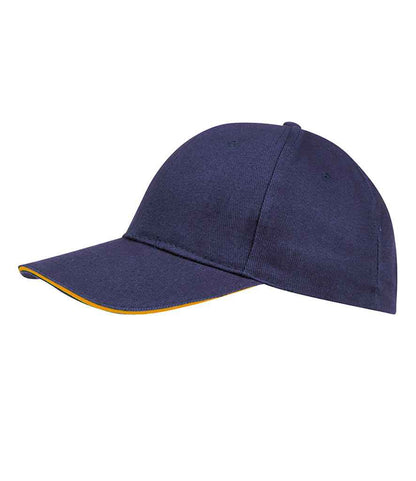 SOL'S Buffalo Cap in French Navy/Neon Orange