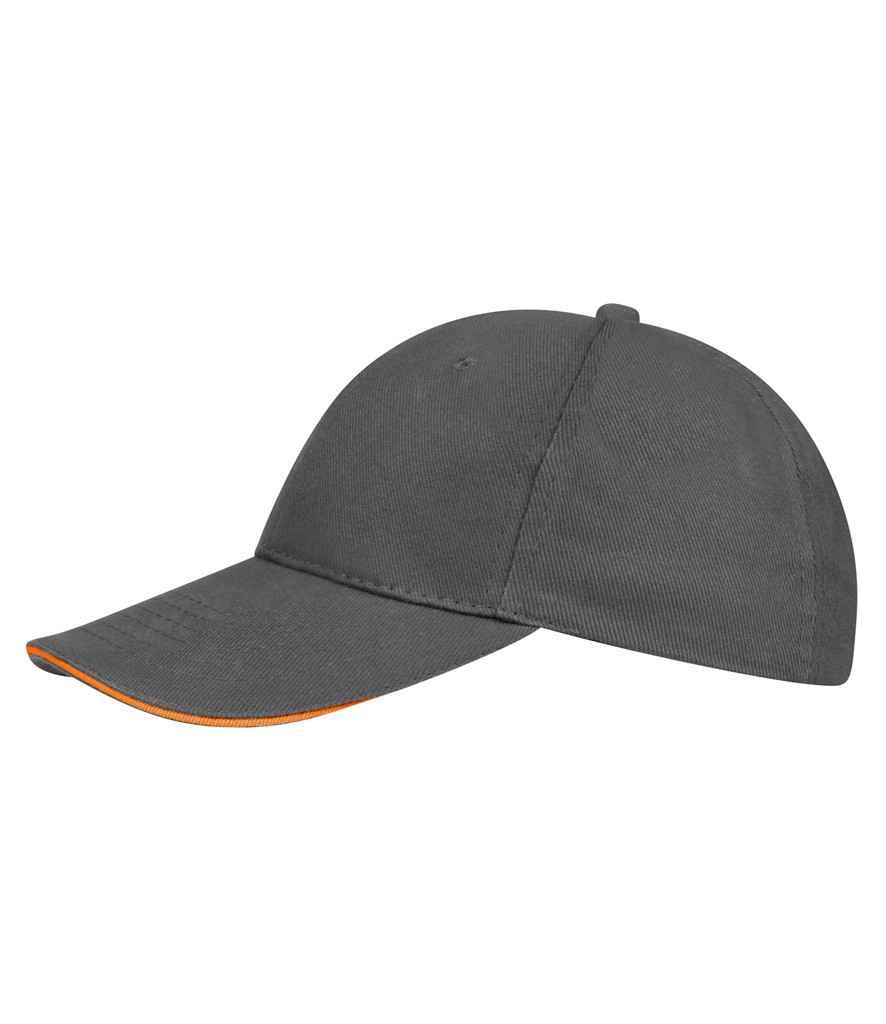 SOL'S Buffalo Cap in Grey/Orange