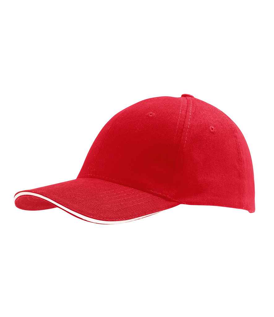 SOL'S Buffalo Cap in Red/White