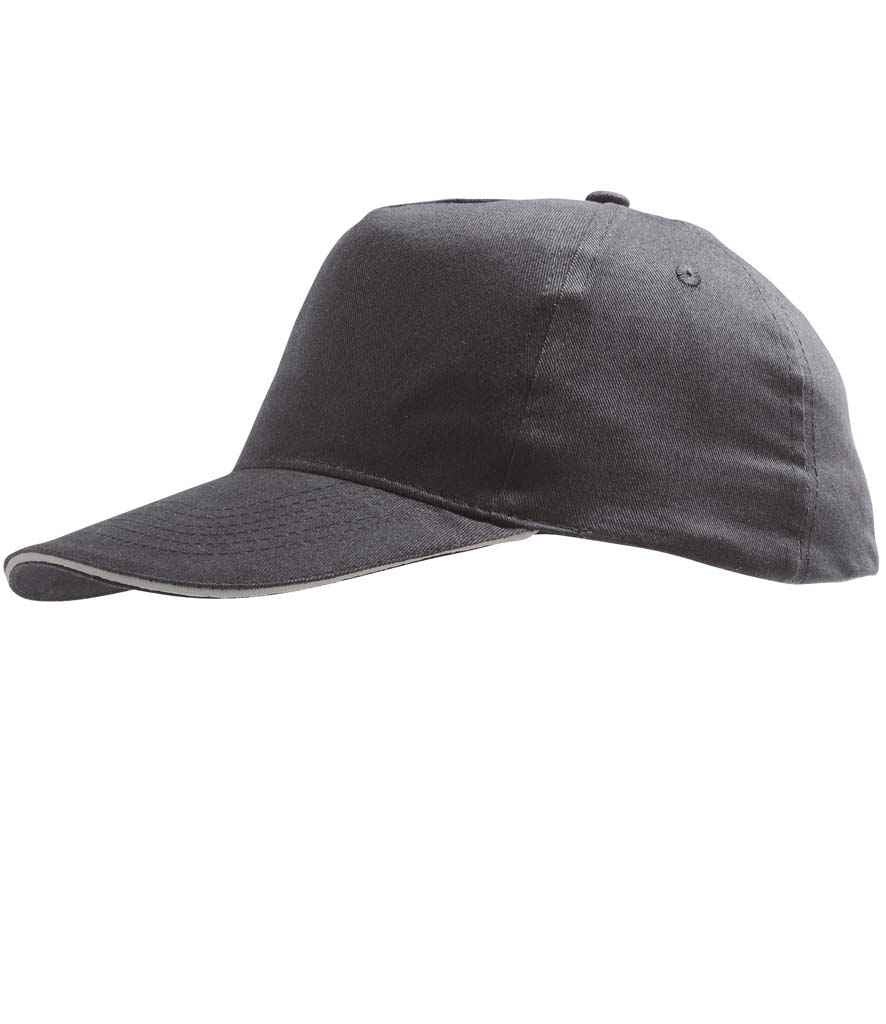 SOL'S Sunny Cap in Dark Grey/Light Grey