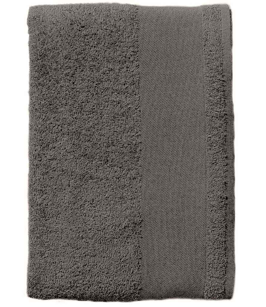 SOL'S Island 70 Bath Towel in Dark Grey