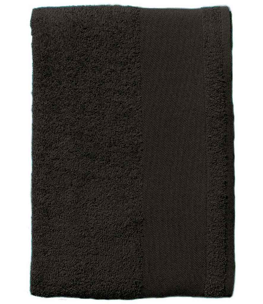 SOL'S Island 30 Guest Towel in Black