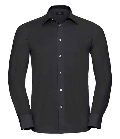 Russ. Ath. Coll. L/S Tailored Oxf. Shirt