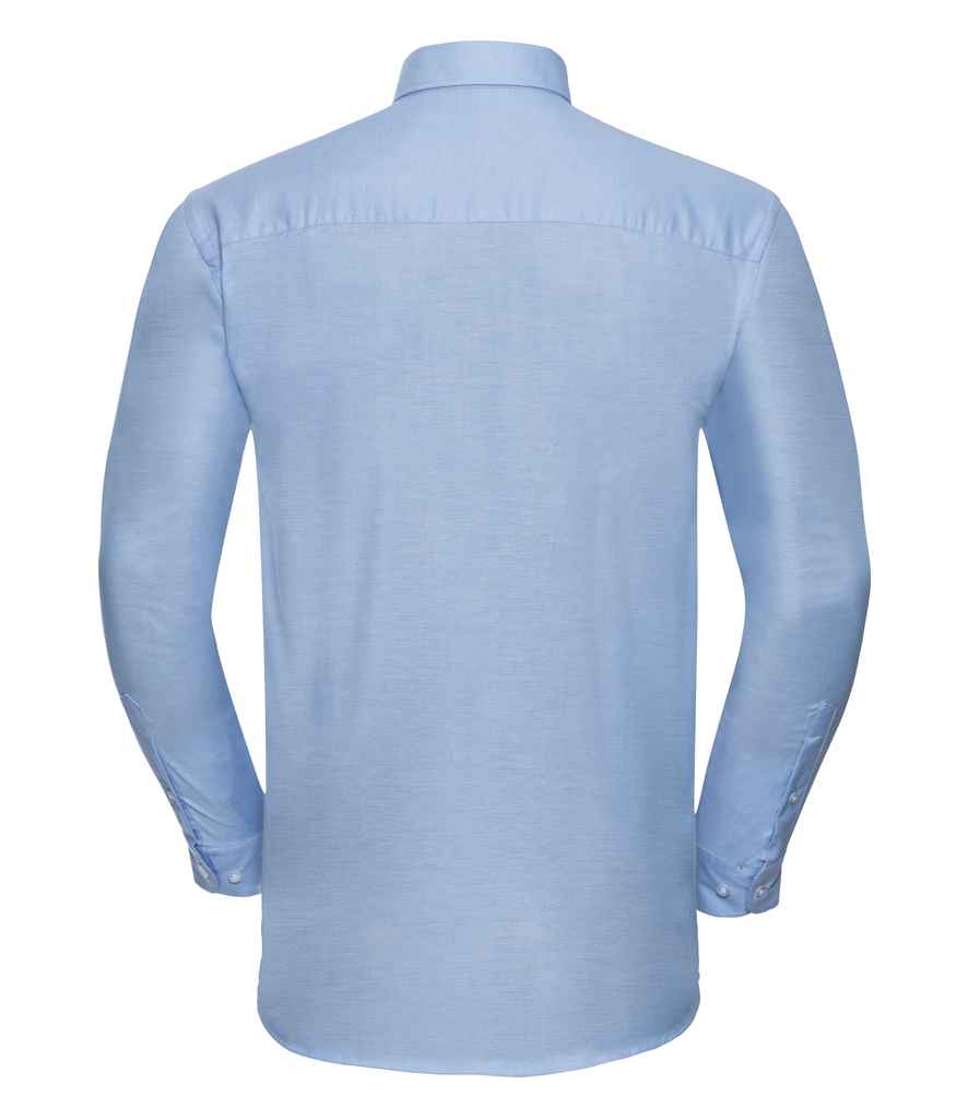 Russell Russell Athletic Collection Long Sleeve Easy Care Oxford Shirt Oxford Blue