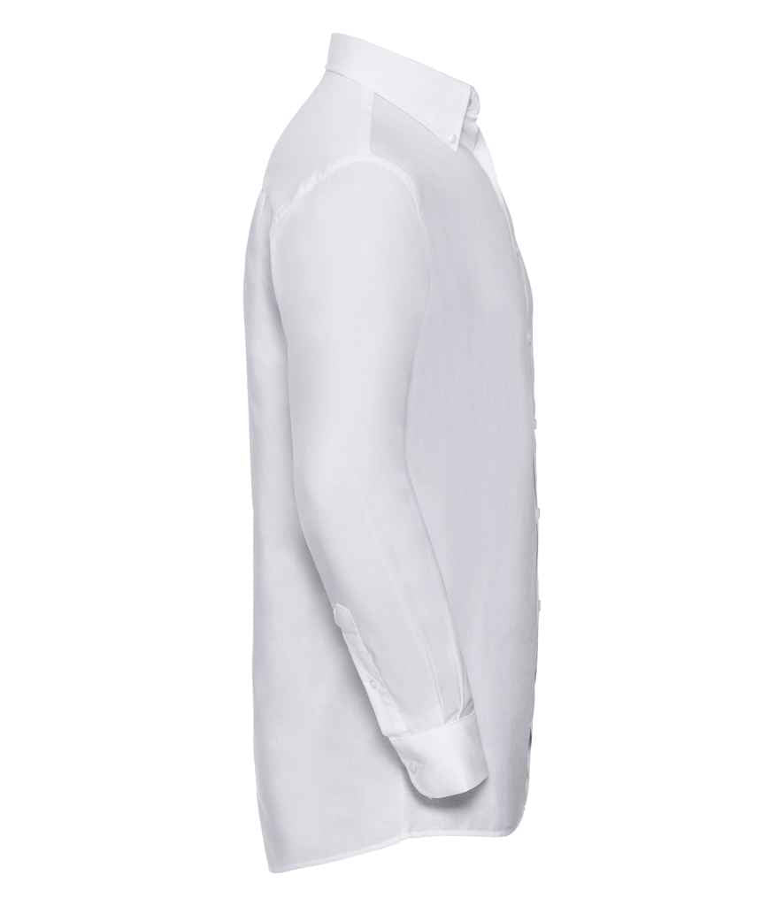 Russell Russell Athletic Collection Long Sleeve Easy Care Oxford Shirt White