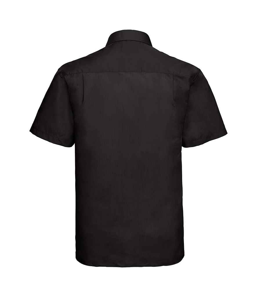Russell Russell Athletic Collection Short Sleeve Easy Care Poplin Shirt Black