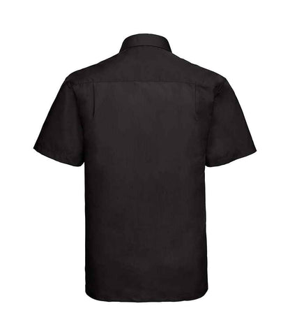 Russell Russell Athletic Collection Short Sleeve Easy Care Poplin Shirt Black