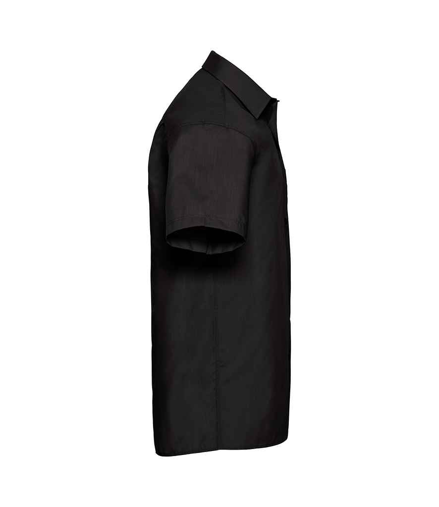 Russell Russell Athletic Collection Short Sleeve Easy Care Poplin Shirt Black