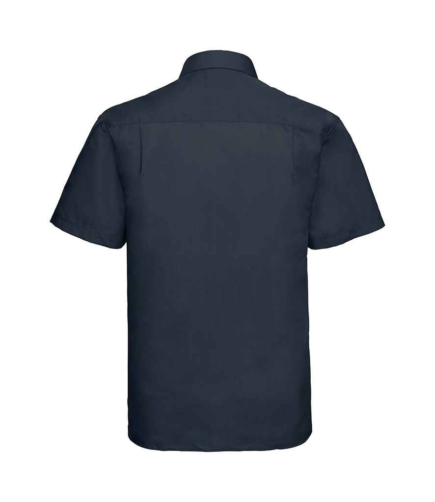 Russell Russell Athletic Collection Short Sleeve Easy Care Poplin Shirt French Navy