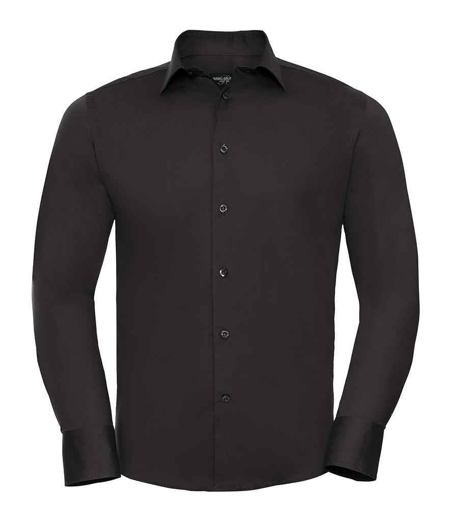 Russell Athletic Collection Long Sleeve Easy Care Fitted Shirt