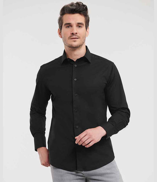 Russell Russell Athletic Collection Long Sleeve Easy Care Fitted Shirt