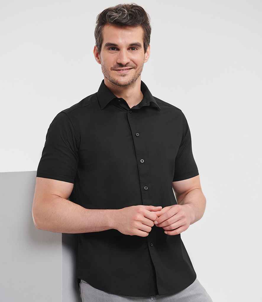 Russell Russell Athletic Collection Short Sleeve Easy Care Fitted Shirt