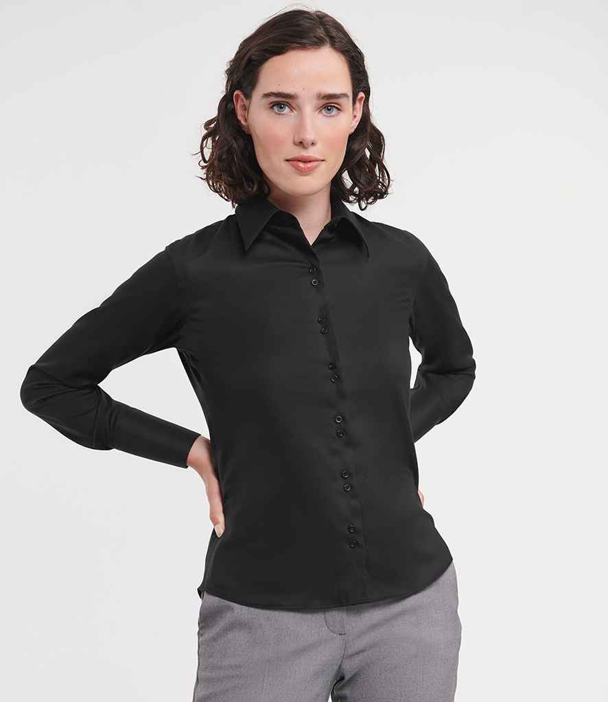 Russell Russell Athletic Collection Ladies Long Sleeve Ultimate Non-Iron Shirt