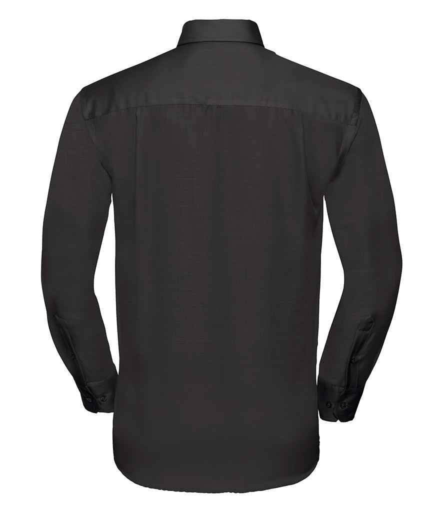 Russell Russell Athletic Collection Long Sleeve Ultimate Non-Iron Shirt Black