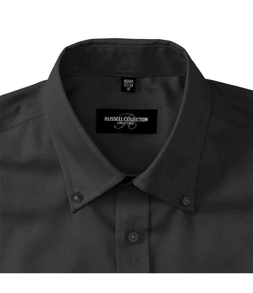 Russell Russell Athletic Collection Long Sleeve Ultimate Non-Iron Shirt Black