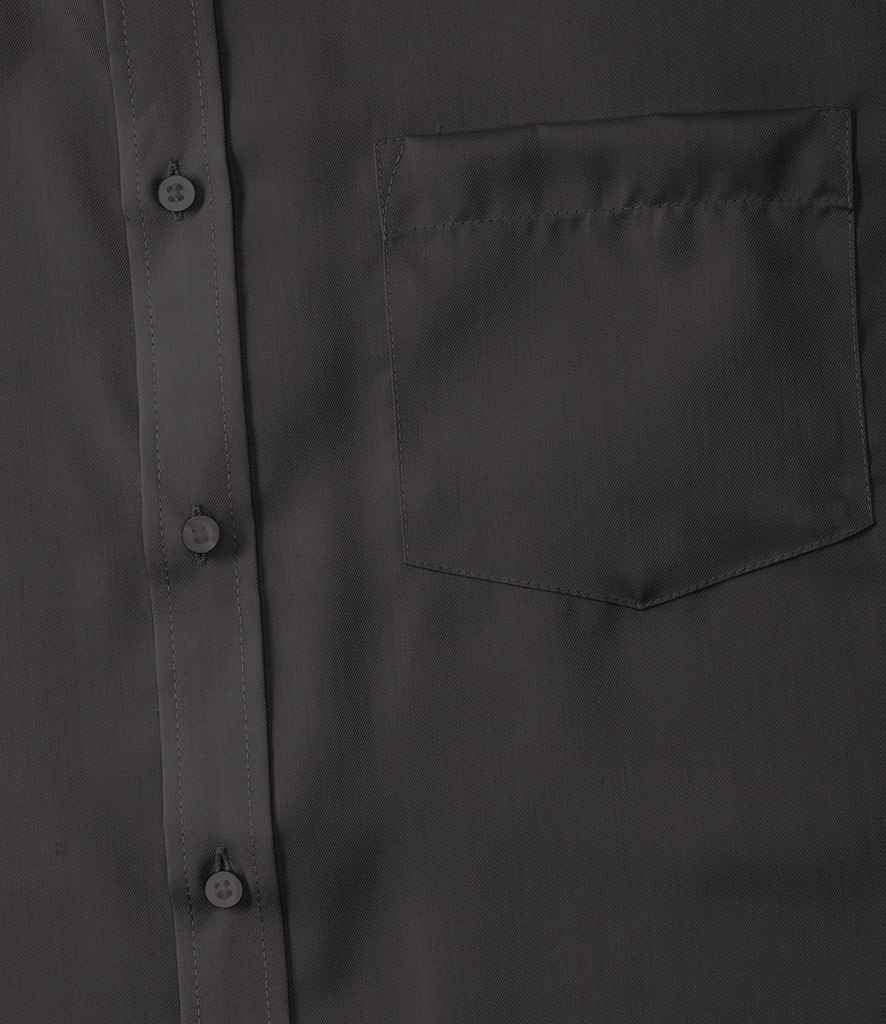 Russell Russell Athletic Collection Long Sleeve Ultimate Non-Iron Shirt Black