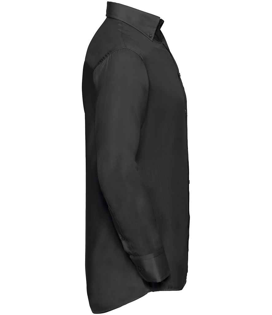 Russell Russell Athletic Collection Long Sleeve Ultimate Non-Iron Shirt Black