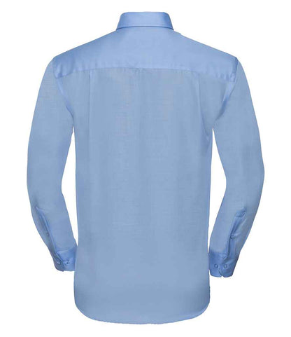 Russell Russell Athletic Collection Long Sleeve Ultimate Non-Iron Shirt Bright Sky