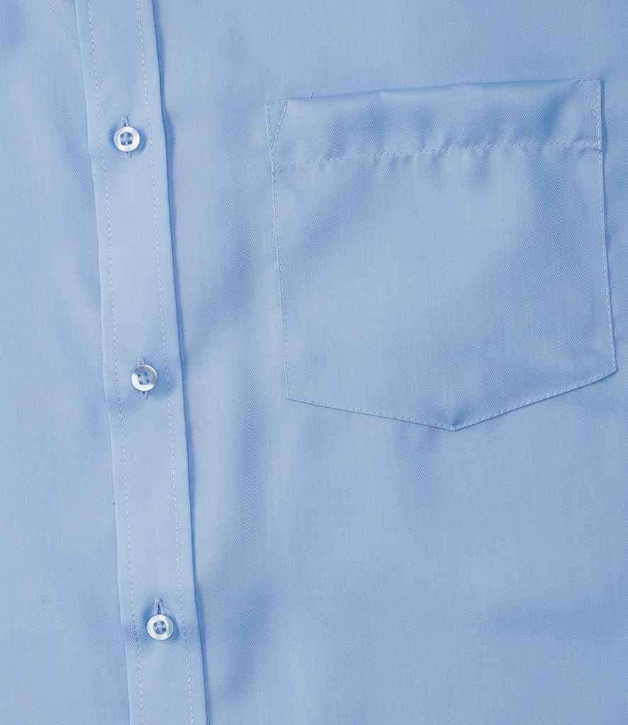 Russell Russell Athletic Collection Long Sleeve Ultimate Non-Iron Shirt Bright Sky