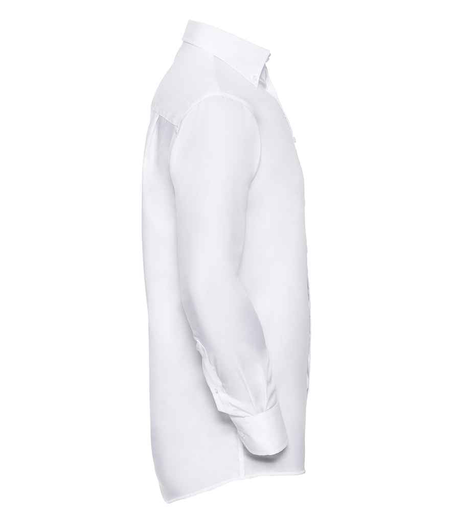 Russell Russell Athletic Collection Long Sleeve Ultimate Non-Iron Shirt White