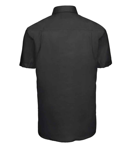 Russell Russell Athletic Collection Short Sleeve Ultimate Non-Iron Shirt Black