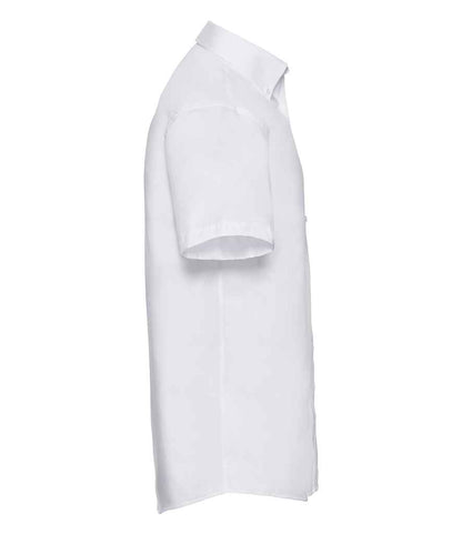 Russell Russell Athletic Collection Short Sleeve Ultimate Non-Iron Shirt White