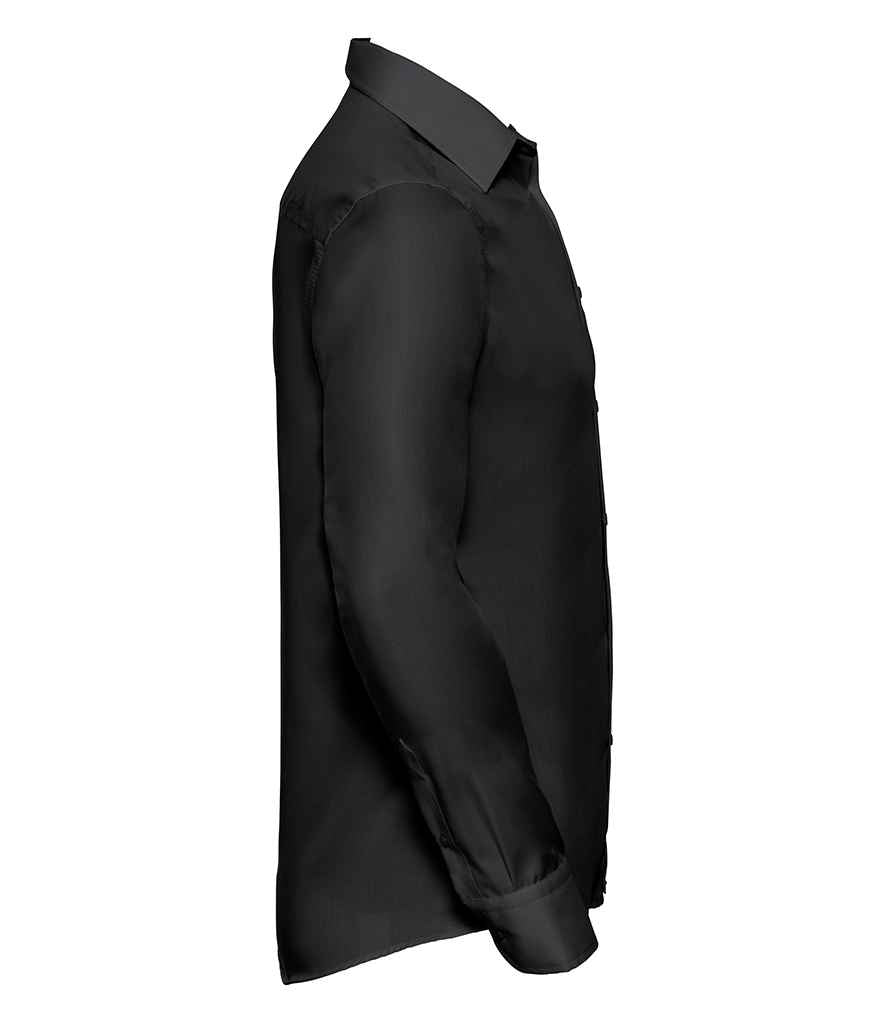 Russell Russell Athletic Collection Long Sleeve Tailored Ultimate Non-Iron Shirt Black