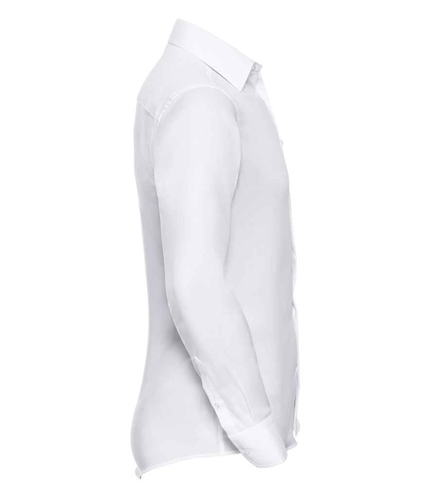 Russell Russell Athletic Collection Long Sleeve Tailored Ultimate Non-Iron Shirt White
