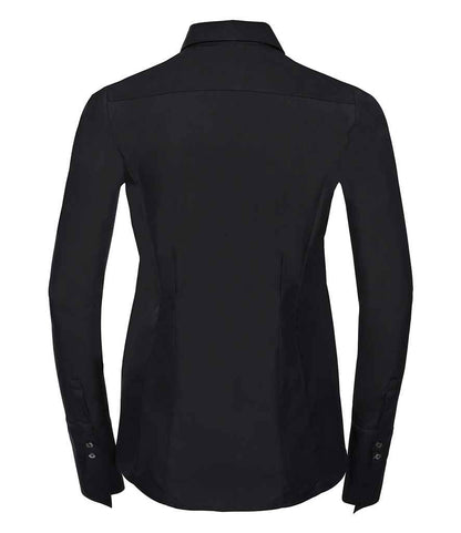 Russell Russell Athletic Collection Ladies Ultimate Stretch Shirt Black