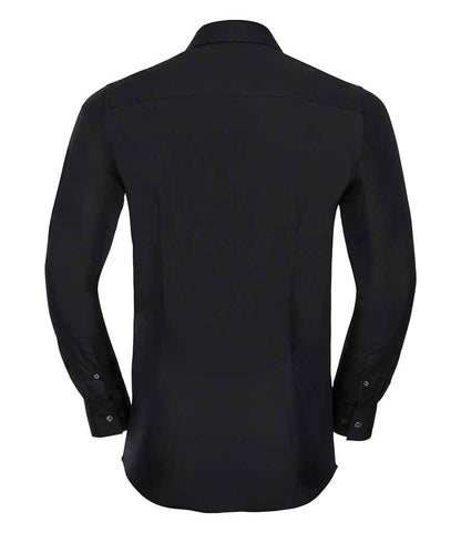Russell Russell Athletic Collection Long Sleeve Ultimate Stretch Shirt Black