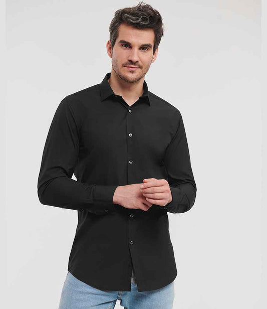 Russell Russell Athletic Collection Long Sleeve Ultimate Stretch Shirt