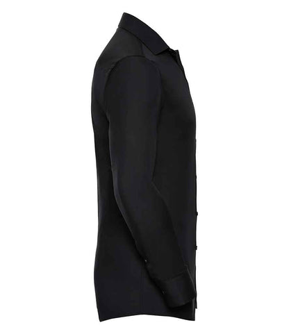 Russell Russell Athletic Collection Long Sleeve Ultimate Stretch Shirt Black