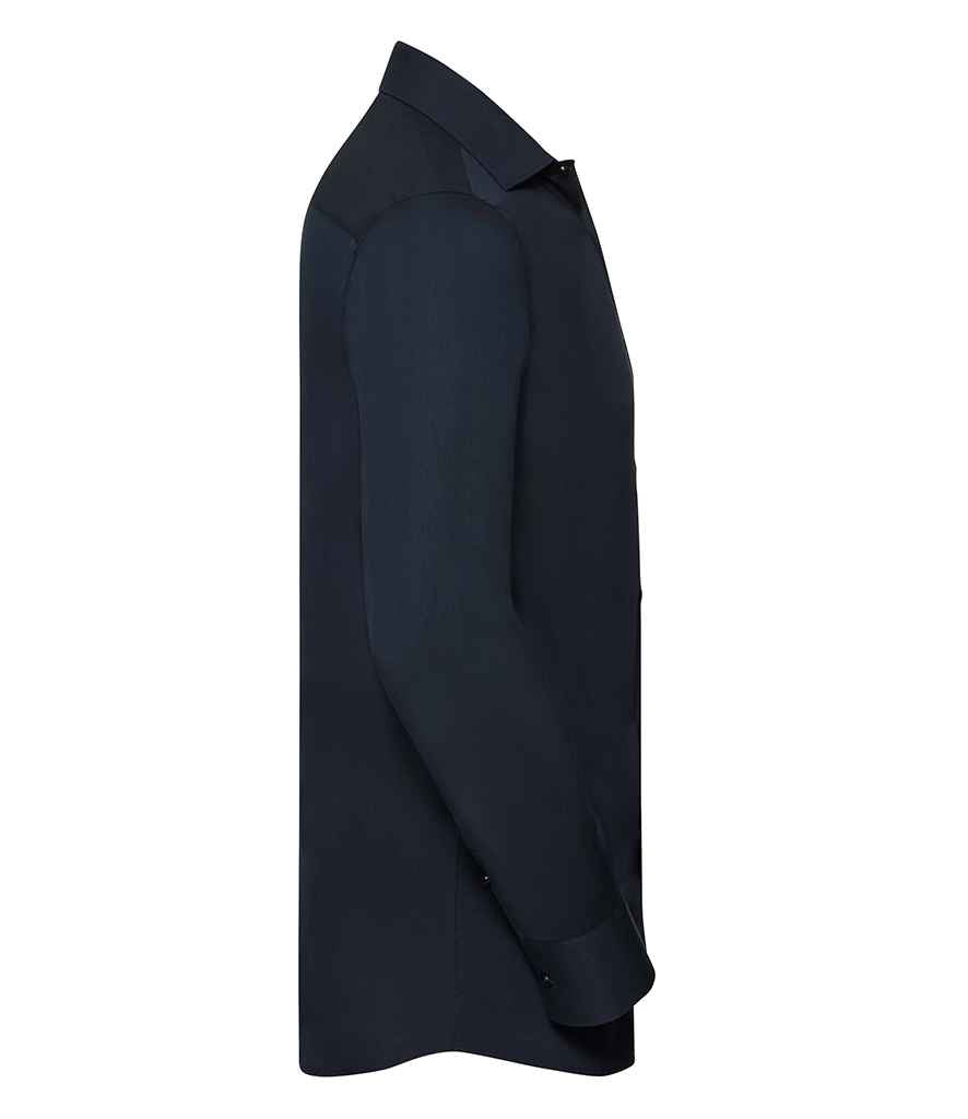 Russell Russell Athletic Collection Long Sleeve Ultimate Stretch Shirt Bright Navy