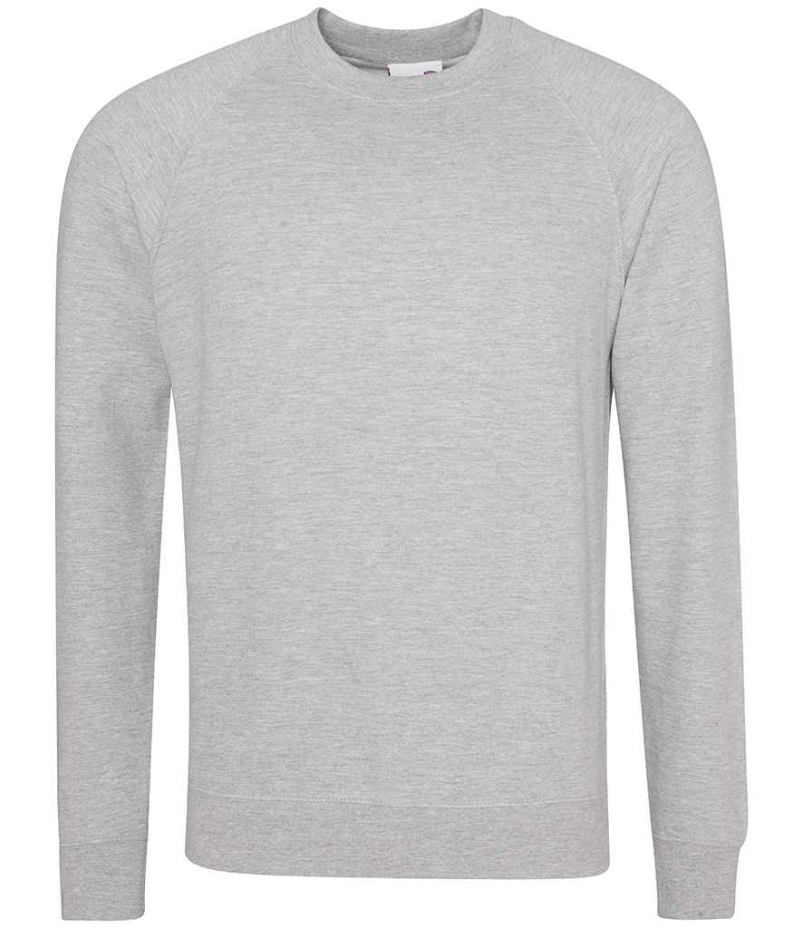 AWDis Academy Senior Raglan Sweatshirt in Grey