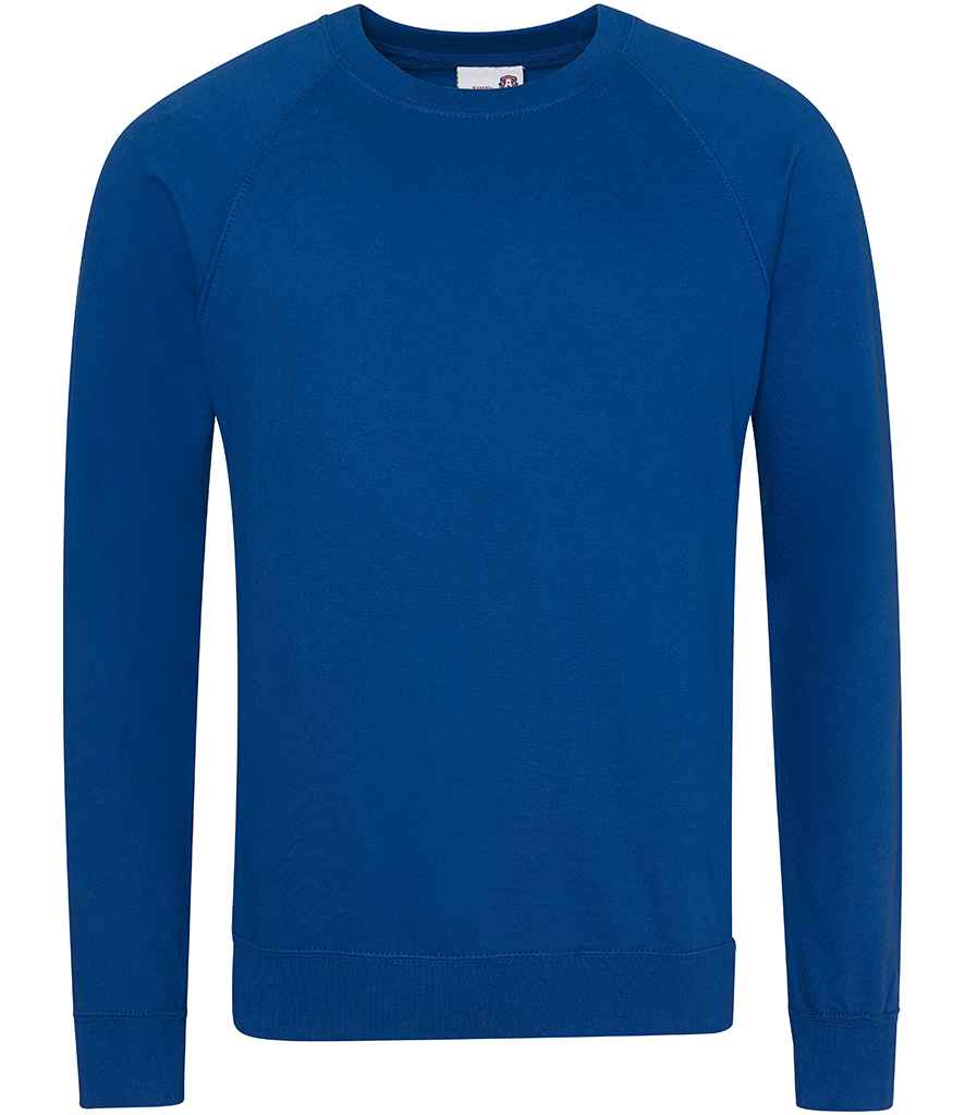 AWDis Academy Senior Raglan Sweatshirt in Royal Blue