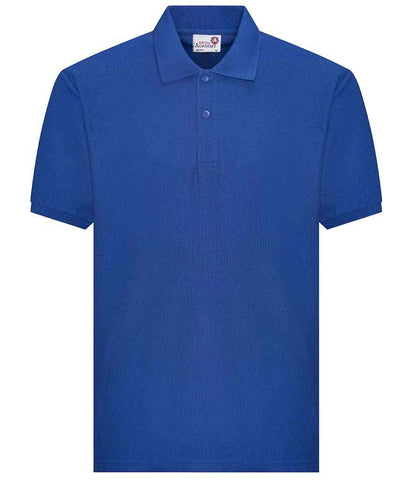 AWDis Academy Senior Piqué Polo Shirt in Royal Blue