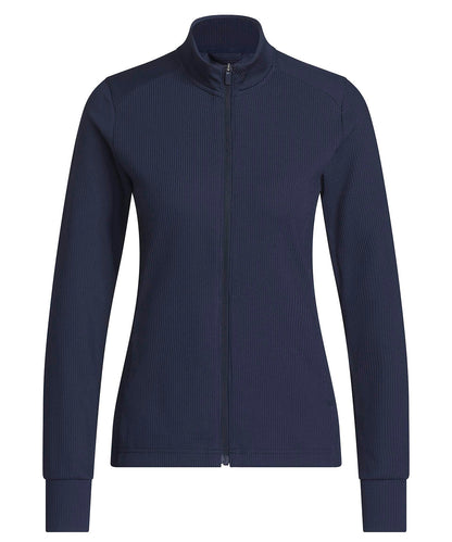 adidas Women’s performance texture full-zip jacket Collegiate Navy