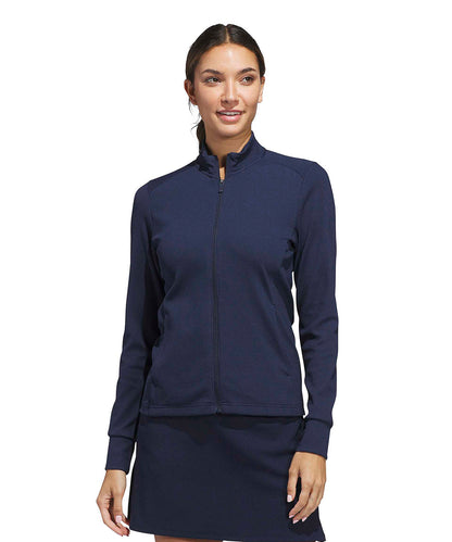 adidas Women’s performance texture full-zip jacket Black