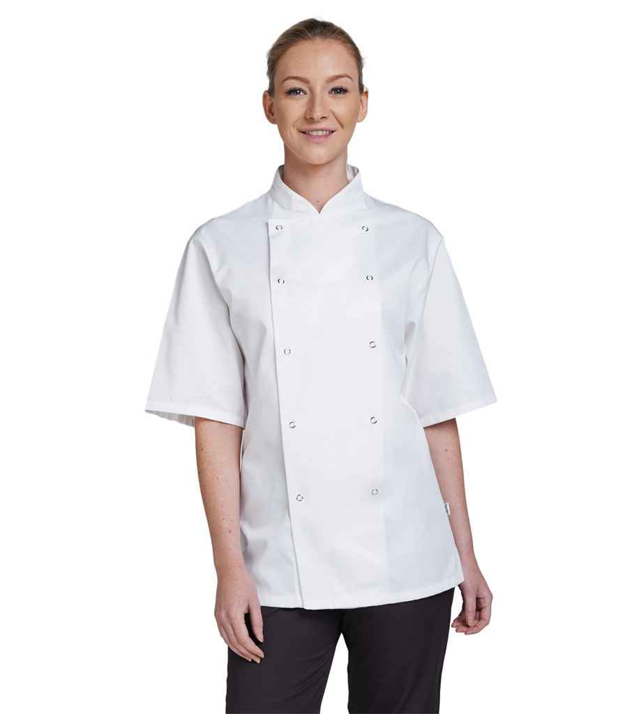 Dennys Short Sleeve Chef's Jacket - model image