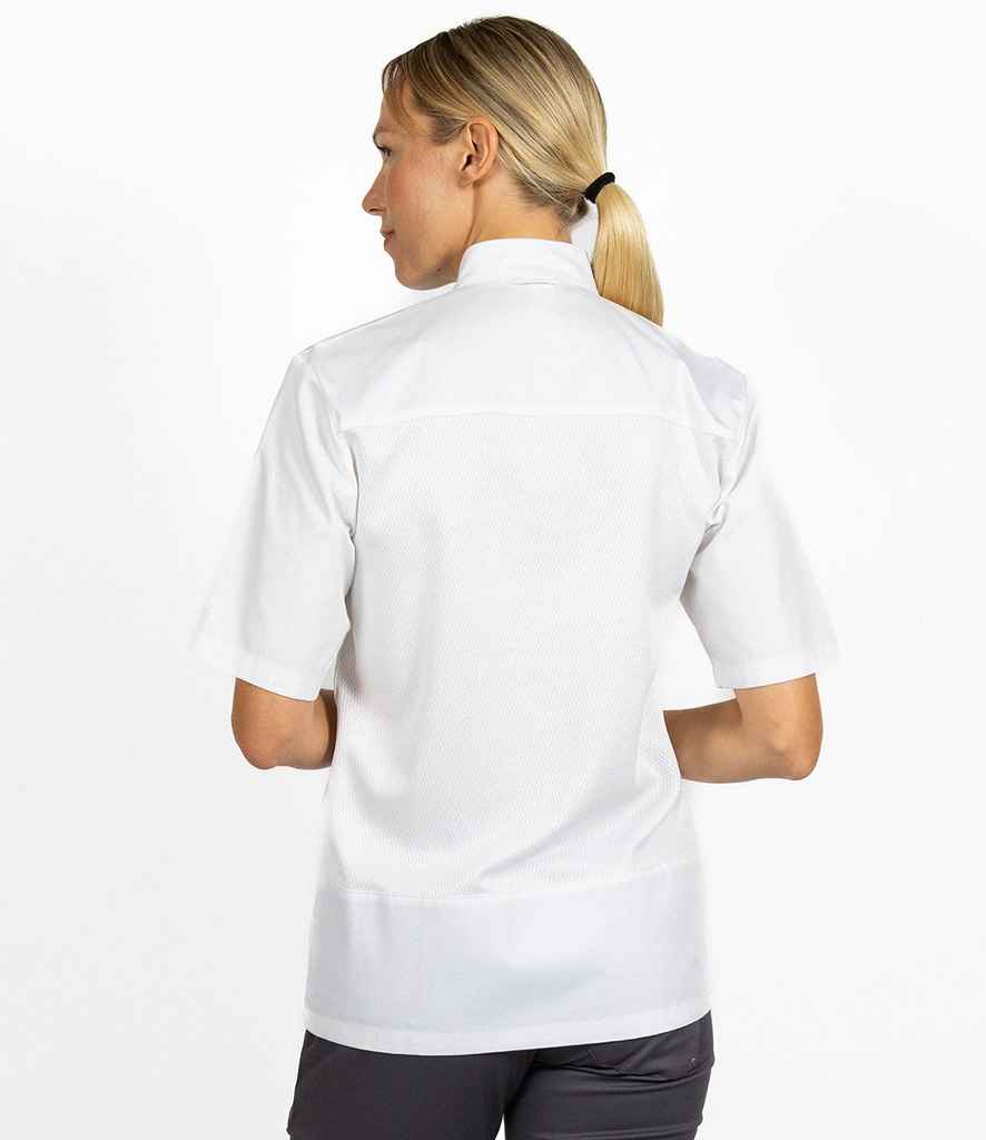 ADC Short Sleeve Asymmetric Chef's Jacket - model image