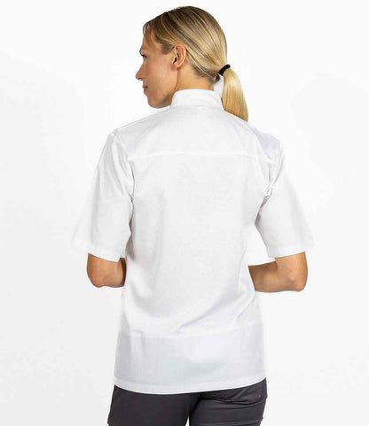 ADC Short Sleeve Asymmetric Chef's Jacket - model image