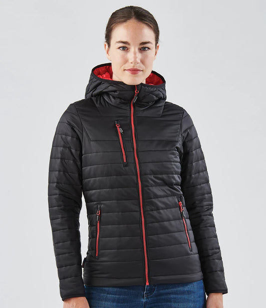 Stormtech Ladies Gravity Thermal Jacket - Black/True Red - Model