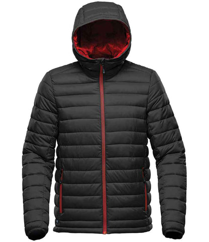 Stormtech Stavanger Thermal Padded Jacket in Black/Bright Red