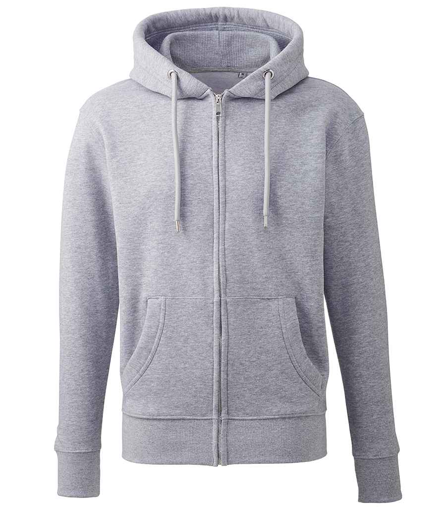 Anthem Anthem Organic Full Zip Hoodie Grey Marl