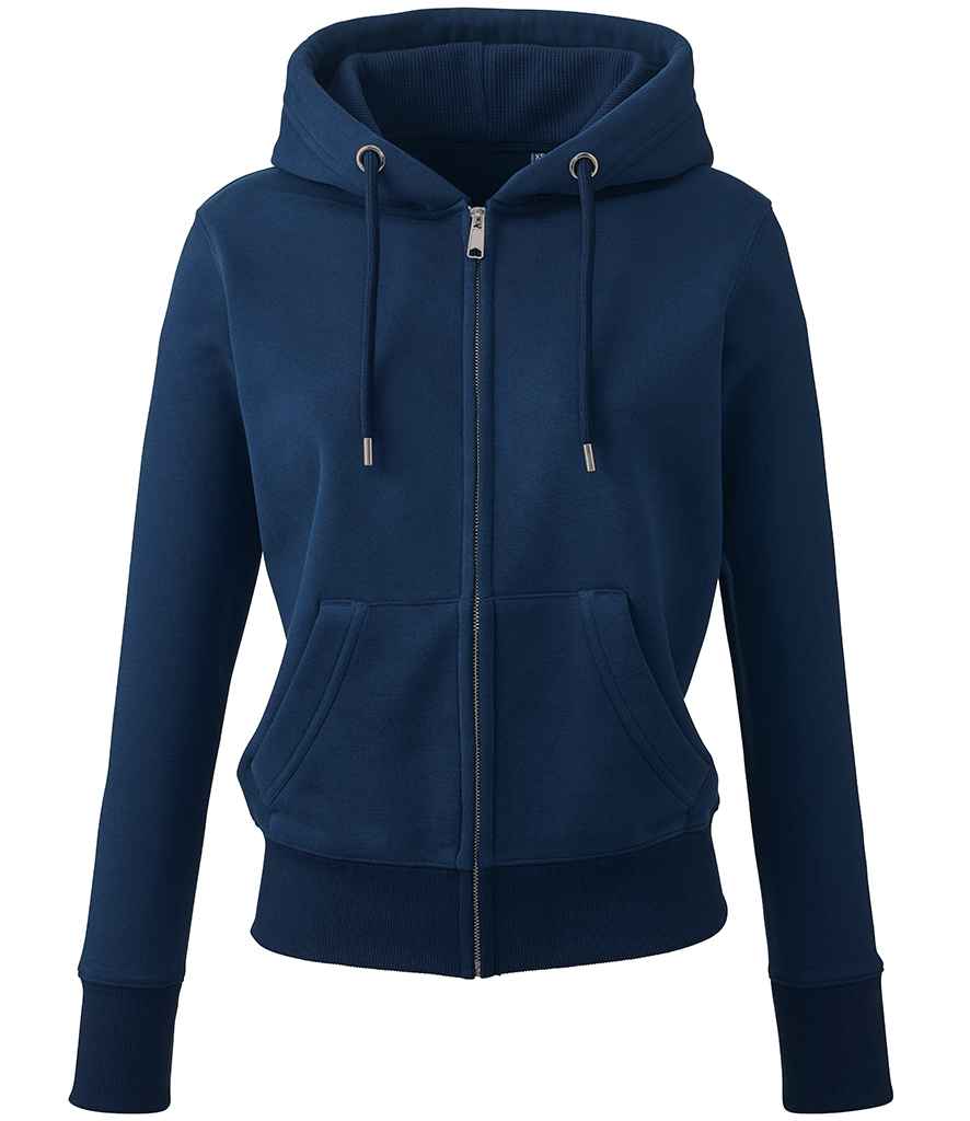 Anthem Anthem Ladies Organic Full Zip Hoodie Navy