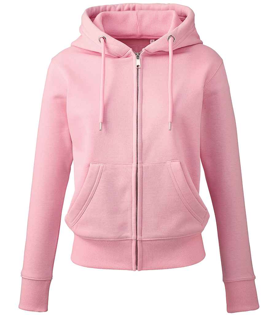 Anthem Anthem Ladies Organic Full Zip Hoodie Pink