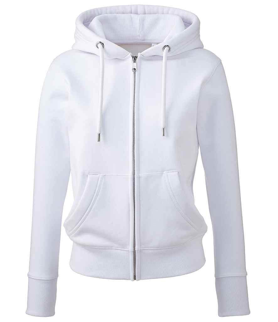 Anthem Anthem Ladies Organic Full Zip Hoodie White