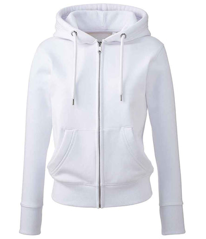 Anthem Anthem Ladies Organic Full Zip Hoodie White