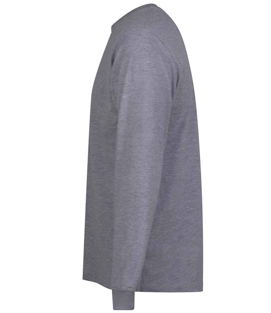 AWDis AWDis Long Sleeve 180 T-Shirt Heather Grey
